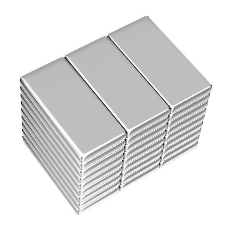 강한 네오디뮴 막대 자석 희토류 금속 네오디뮴 자석 60 Ｘ 10 Ｘ 3 Mm